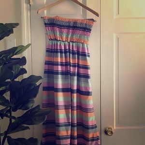 Tube top maxi dress